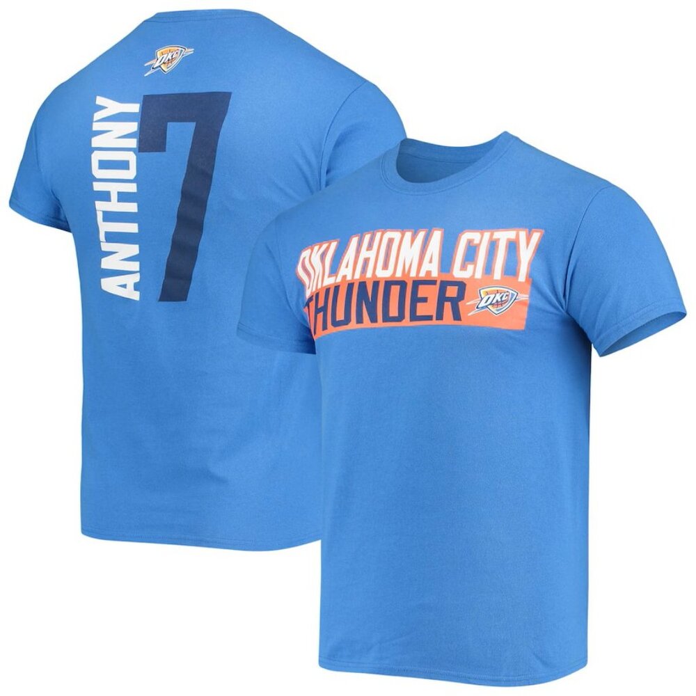 Majestic Carmelo Anthony Oklahoma City Thunder Backer Tee NWT XL